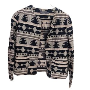 Like Mynded Aztec Woven Blazer